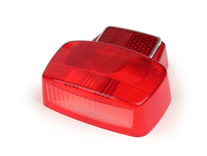 Kaca lampu belakang -SIEM- Vespa Antik kecil - Merah