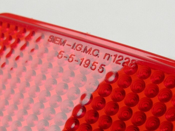 Taillight lens -SIEM Vespa Wideframe VM2T, VN, VNA1T till VNA2T, VL1T till VL3T, VB1T, GS150 / GS3 (VS1T till VS3T)
