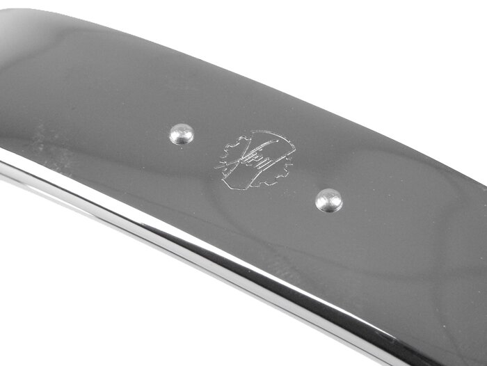 Cincin trim lampu depan -SIEM trapesium- Vespa Sprint150 (VLB1T), GL150 (VLA1T), GT125 (VNL2T), GTR125 (VNL2T), SS180 (VSC1T) - Chrome