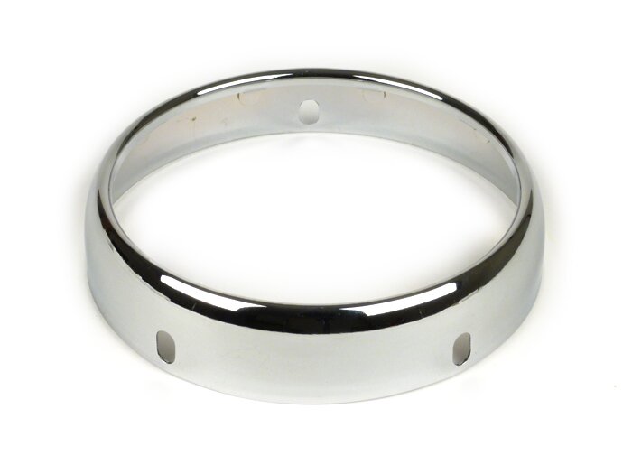 Cincin trim lampu depan -SIEM Ø = 115/120mm (kaca/luar) - Vespa VB, GS150 / GS3 (VS1T hingga VS3T) - Chrome