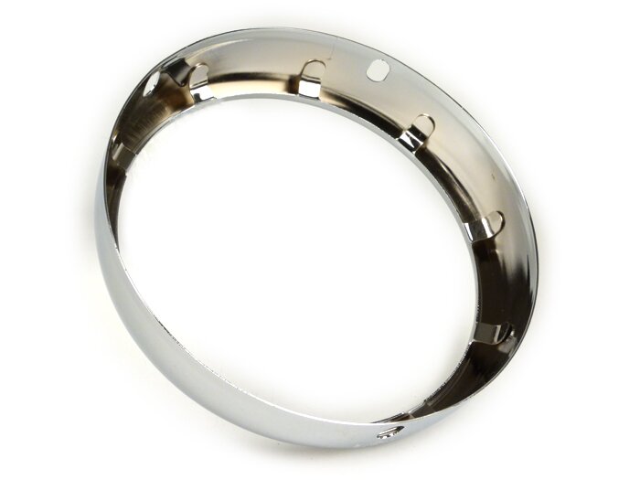 Cincin trim lampu depan -SIEM Ø = 115/120mm (kaca/luar) - Vespa VB, GS150 / GS3 (VS1T hingga VS3T) - Chrome