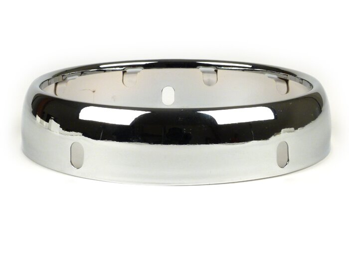 Cincin trim lampu depan -SIEM Ø = 115/120mm (kaca/luar) - Vespa VB, GS150 / GS3 (VS1T hingga VS3T) - Chrome