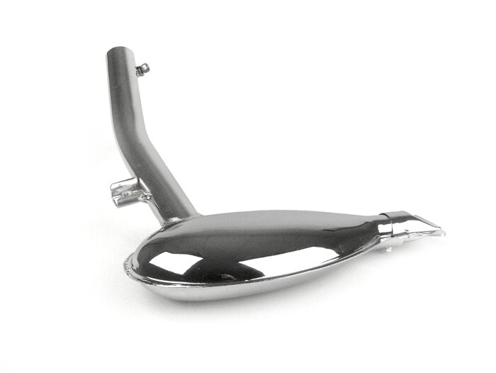 Escape - CALIDAD OEM, duckbill- Vespa Wideframe V13, V15, ACMA, Douglas, Hoffmann - Cromado