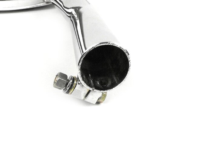 Escape - CALIDAD OEM, duckbill- Vespa Wideframe V13, V15, ACMA, Douglas, Hoffmann - Cromado