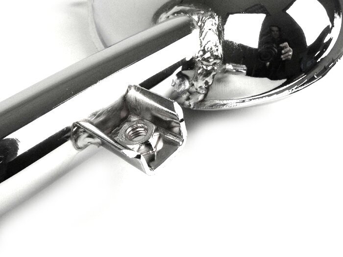 Escape - CALIDAD OEM, duckbill- Vespa Wideframe V13, V15, ACMA, Douglas, Hoffmann - Cromado