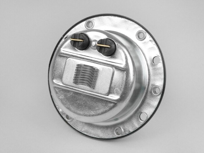 Horn -BACHEL 6V AC- Vespa Wideframe VM2T, VN1T, VN2T, VL1T, VL2T, VNA1T, VNA2T, VNB1T (-34767) - auch verwendbar auf V30-33T (250000-), VM1T (31145-), VU1T