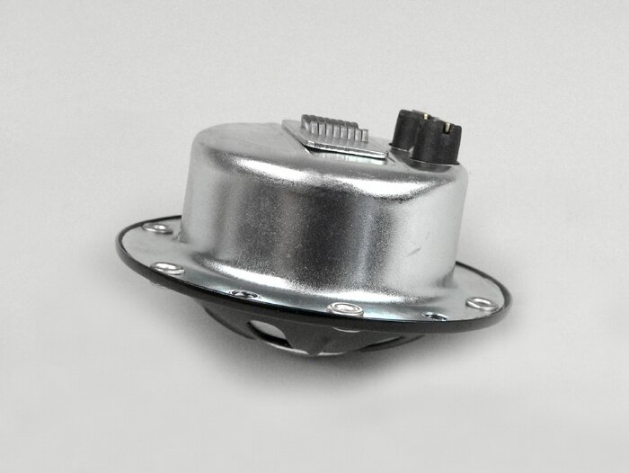 Horn -BACHEL 6V AC- Vespa Wideframe VM2T, VN1T, VN2T, VL1T, VL2T, VNA1T, VNA2T, VNB1T (-34767) - auch verwendbar auf V30-33T (250000-), VM1T (31145-), VU1T