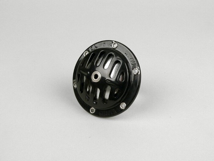 Klakson (bel) -BACHEL 6V AC, Ø72mm- Vespa VNB2T ke VNB3T (model tanpa baterai) - lengan steker pipih kabel