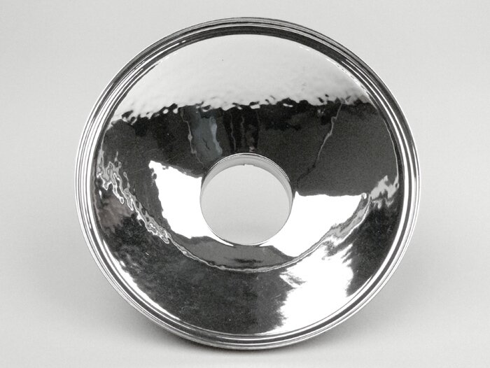 Strålkastarreflektor -SIEM Ø=115/120mm (glas/utsida)- Vespa PV125, ET3, Super, VNB, VBA,VBB1, GS150 / GS3, GS160 / GS4 (VSB1T) - utan parkeringsljuslampa