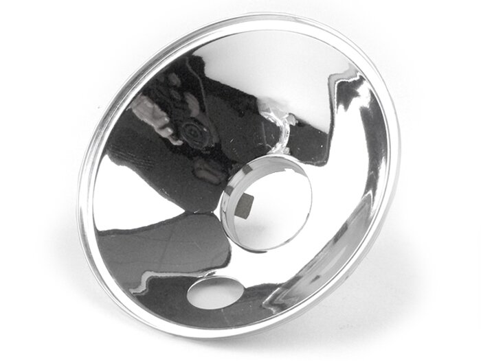 Headlight reflector -SIEM Ø=115/120mm- Vespa PV125, ET3, Super, VNB, VBA,VBB1, GS150 / GS3, GS160 / GS4 (VSB1T) - big parking light