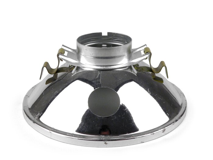 Headlight reflector -SIEM Ø=115/120mm- Vespa PV125, ET3, Super, VNB, VBA,VBB1, GS150 / GS3, GS160 / GS4 (VSB1T) - big parking light