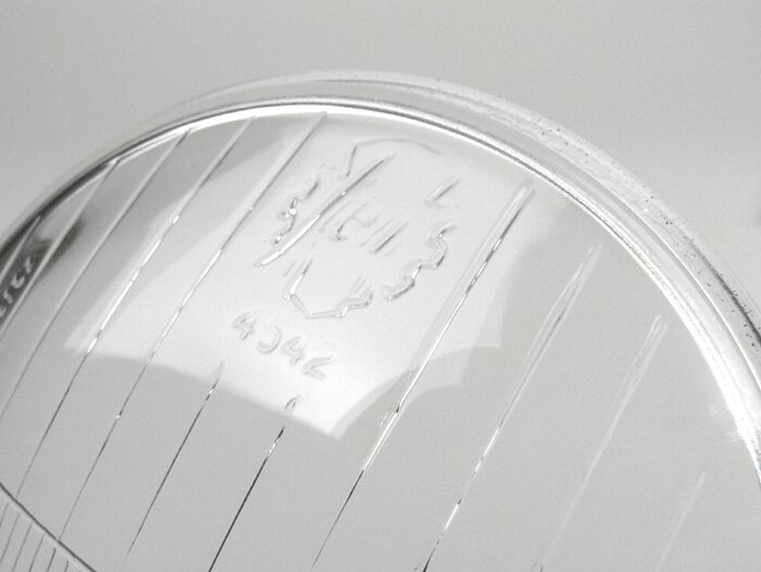 Koplampglas -SIEM Ø=105/115mm (glas/buitenzijde)- Vespa V50, V90