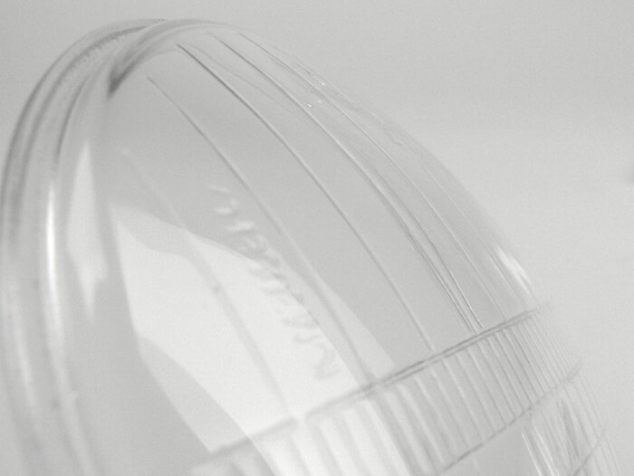 Koplampglas -SIEM Ø=105/115mm (glas/buitenzijde)- Vespa V50, V90
