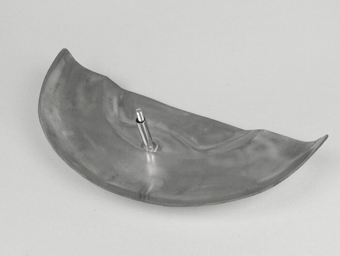 Afdekking reservewiel -VESPA GS Design- Vespa PX80, PX125, PX150, PX200 - roestvrij staal