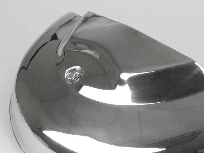 Afdekking reservewiel -VESPA GS Design- Vespa PX80, PX125, PX150, PX200 - roestvrij staal