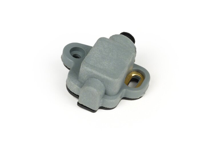 Interruttore luce freno AC -GRABOR- Vespa VNB2T-6T, VNC1T Super, VNL2T-3T, GT125 (VNL2T), GTR125 (VNL2T), TS125 (VNL3T), 150 VBB2T, VBC1T Super, Sprint150 (VLB1T), Rally180 (VSD1T), Rally200 (VSE1T) (contatto normalmente chiuso) - grigio