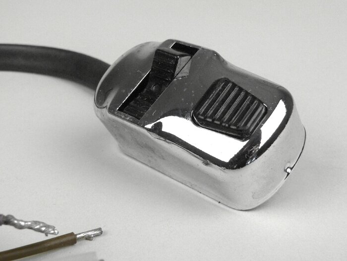 Interruptor de luces -GRABOR- Vespa Rally180 (VSD1T) (modelos ingleses con batería), SS180 (VSC1T) (modelos ingleses con batería)