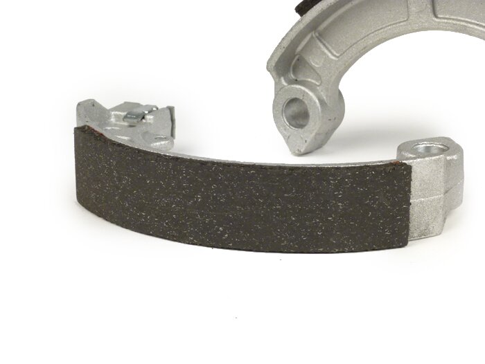 Brake shoes -PIAGGIO Ø=150x24mm- VESPA  PX (f/r), PK (f/r), T5 125cc (f/r), Vespa Rally180 (VSD1T) (r), Rally200 (VSE1T) (r), Sprint (r), TS125 (VNL3T) (r), GT125 (VNL2T) (r), GL150 (VLA1T) (r), SS180 (r), GS160 (r), GS150 / GS3 (VS5T)