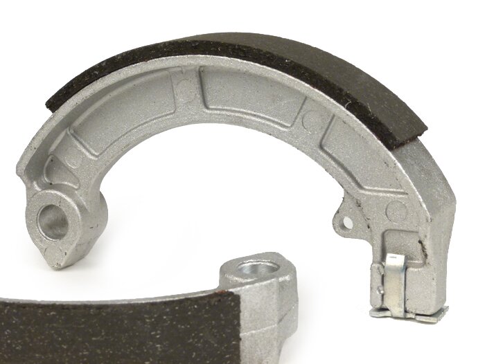 Brake shoes -PIAGGIO Ø=150x24mm- VESPA  PX (f/r), PK (f/r), T5 125cc (f/r), Vespa Rally180 (VSD1T) (r), Rally200 (VSE1T) (r), Sprint (r), TS125 (VNL3T) (r), GT125 (VNL2T) (r), GL150 (VLA1T) (r), SS180 (r), GS160 (r), GS150 / GS3 (VS5T)