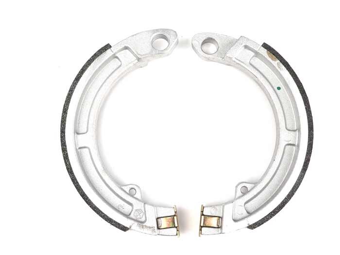 Bromsskor -PIAGGIO Ø=125x17mm- 8 + 9 + 10 fram, 1 fäste, Vespa Smallframe V50, V90, SS50, SS90, PV125, ET3, Wideframe V1T till V15T, V30T-V33T, VM, VN, VL, VB, VNA, VNB, VBA, VBB, Super