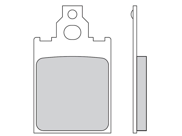 Pastillas de freno -PIAGGIO 31.8x51.2mm- Grimeca - Vespa PX Disc (1998-2010), LML Star, Stella, Grimeca Classic/NT, SKR125, SKR150 1993-1997 (v), Quartz 50cc 1992 (v), ITALJET Formula AC 50cc 1995 (v), Quartz 50 cc 1992 (v), Skipper 125 cc 1993-1997 (v), 