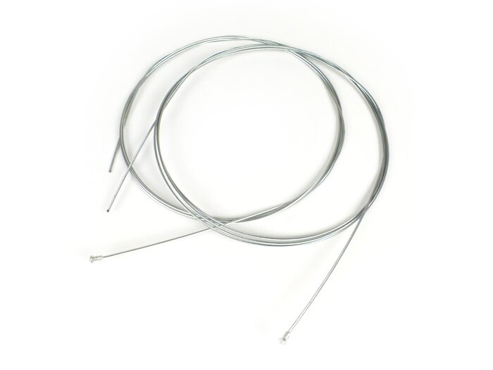 Kopplingsvajersats -PIAGGIO- nippel bulb typ - Vespa PX , T5 125cc, Rally180 (VSD1T), Rally200 (VSE1T), Sprint - invändig