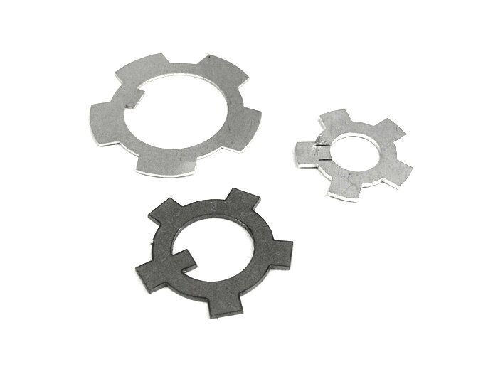 Juego placa de bloqueo motor -LAMBRETTA- Lambretta A, B, C