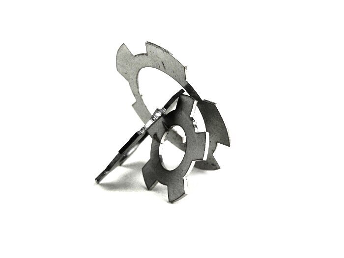 Juego placa de bloqueo motor -LAMBRETTA- Lambretta A, B, C