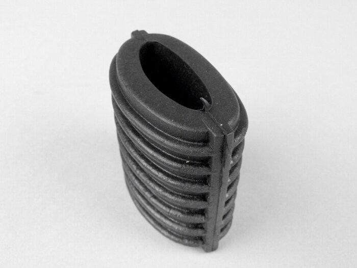 Karet kickstarter -PIAGGIO- Vespa Largeframe - berlekuk- Hitam