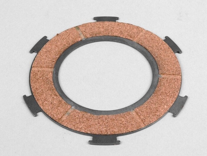 Disque d’embrayage garni -PIAGGIO Vespa type 6 ressorts (PX80, PX125, PX150)- 3 disques d’embrayage garnis - extérieur