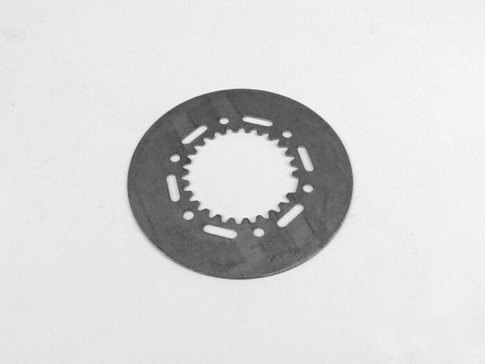 Clutch steel disc -PIAGGIO Vespa type 7 springs- (Rally200, PX200, T5 125cc)