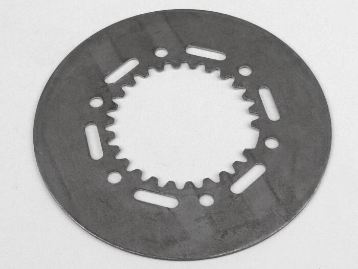 Clutch steel disc -PIAGGIO Vespa type 7 springs- (Rally200, PX200, T5 125cc)