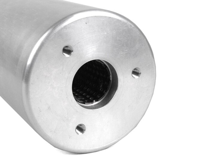 Silencer -SCOOTER & SERVICE Newline Ø85x250mm- aluminium
