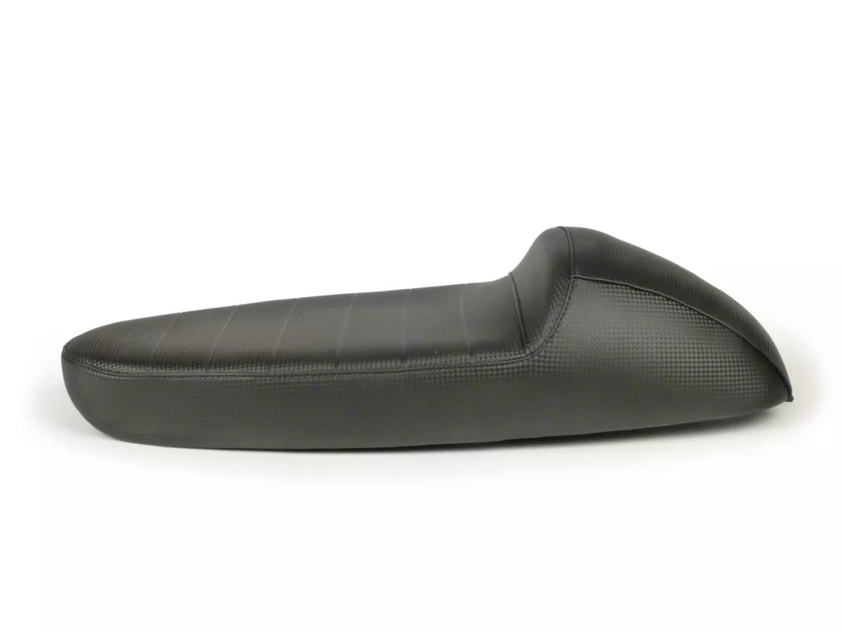 Zitbank -NISA Corsa Evolution- Vespa V50, PV125, ET3 - zwart/koolstof