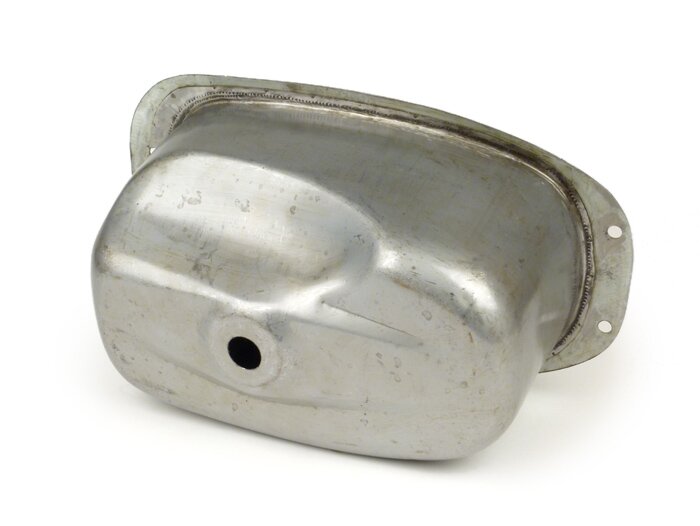 Tank -PREMIUM, geolied plaatstaal, incl. scharnierende tankdop- Vespa PX oud (-1984), VNA, VNB, VBA, VBB, GL150 (VLA1T), Super, Sprint150 (VLB1T), GT125 (VNL2T), GTR125 (VNL2T), TS125 (VNL3T)