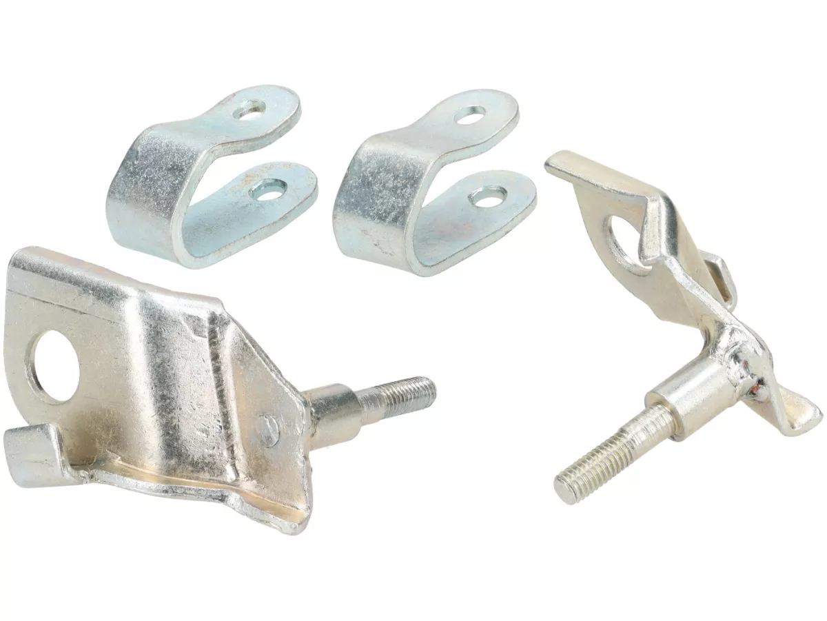 Montaggio ammortizzatore inferiore + superiore -SIL (per saldatura)- Lambretta LI, LIS, SX, TV, DL, GP