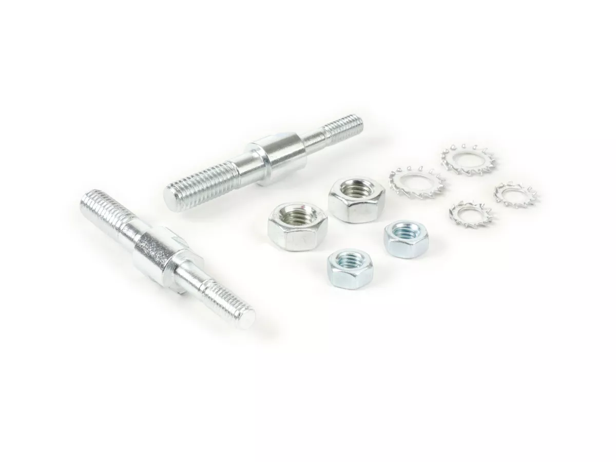 Schokdemperbevestiging onder + boven -SIL (voor klemmen)- Lambretta LI, LIS, SX, TV, DL, GP