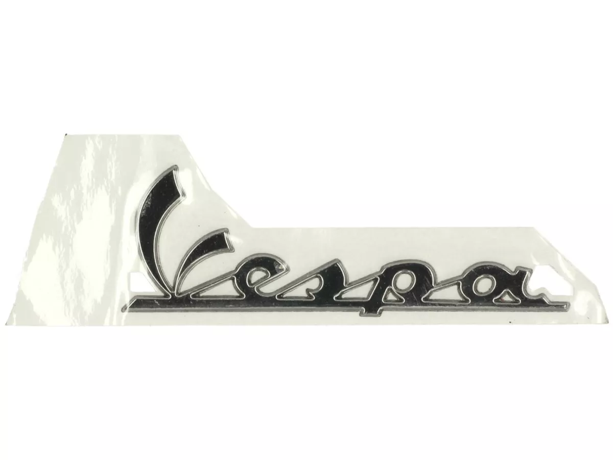 Belettering pootplaat -VESPA- Vespa (99x33mm) - Vespa PX, GTL, GTS125, GTS Super, GTV, LX, LXV, S - zelfklevend