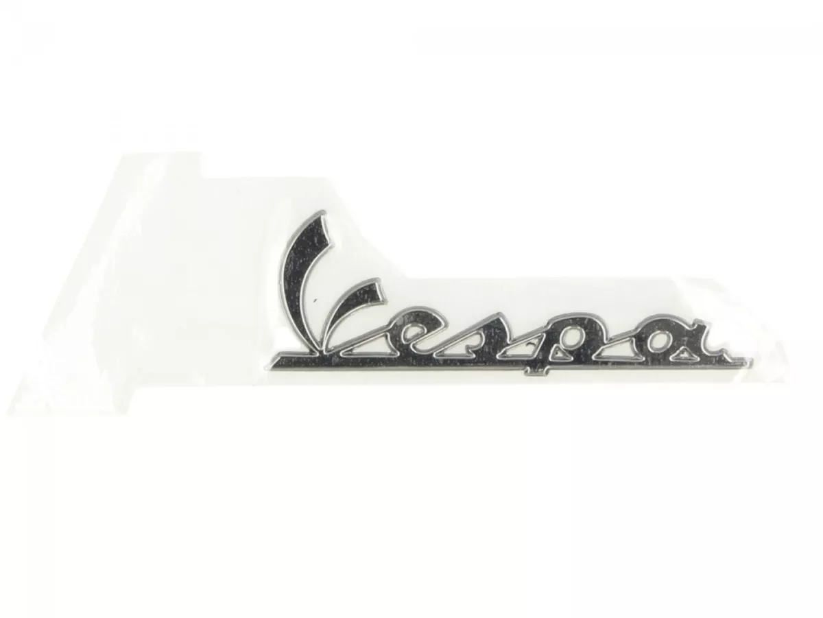Belettering pootplaat -VESPA- Vespa (99x33mm) - Vespa PX, GTL, GTS125, GTS Super, GTV, LX, LXV, S - zelfklevend