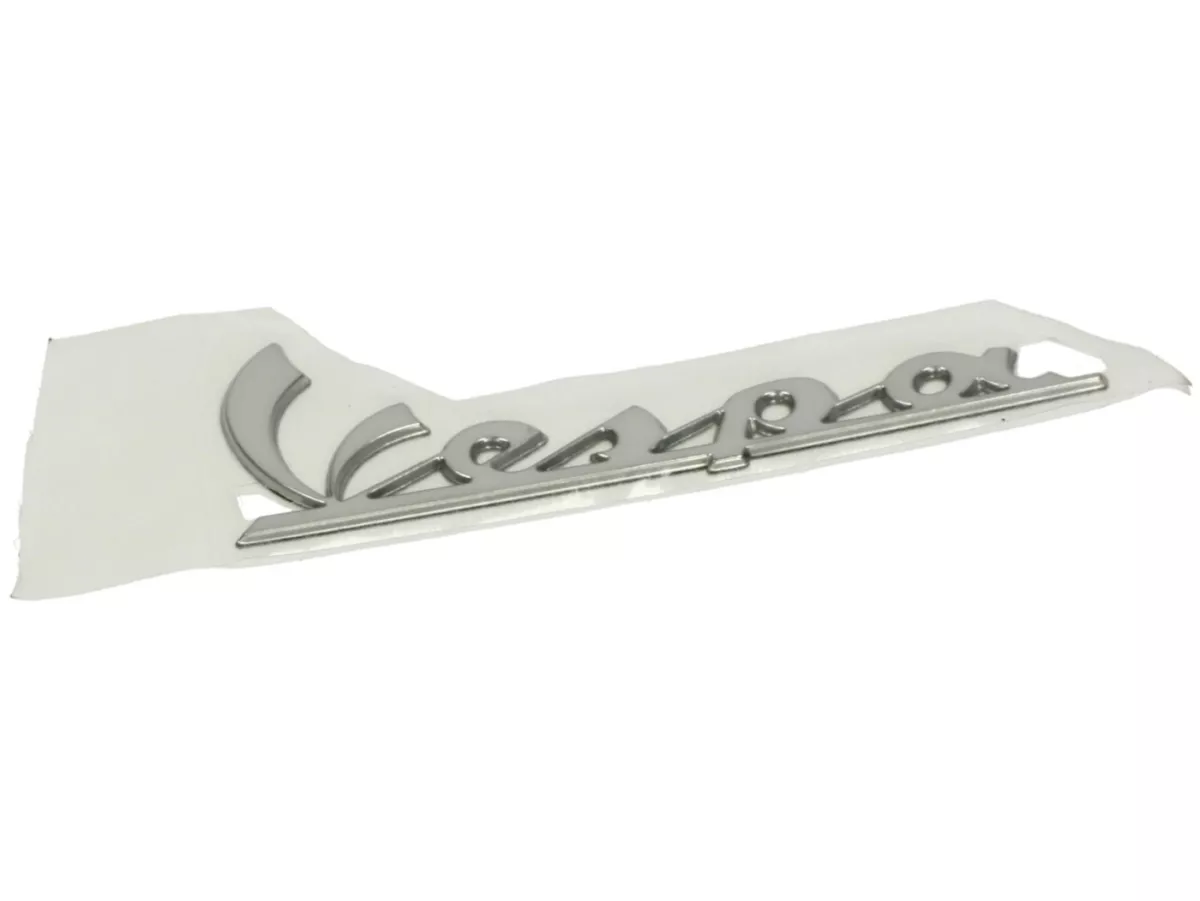 Belettering pootplaat -VESPA- Vespa (99x33mm) - Vespa PX, GTL, GTS125, GTS Super, GTV, LX, LXV, S - zelfklevend