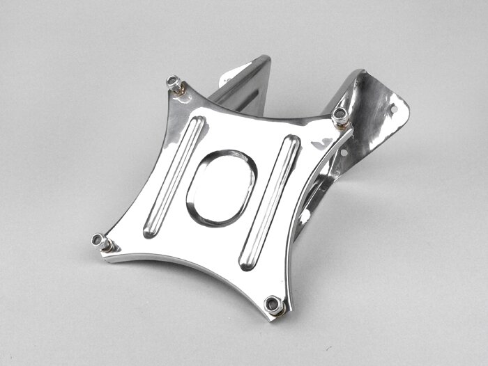 Spare wheel carrier front -SPAQ- Lambretta LI (series 3), LIS, SX, TV (series 3), DL, GP - stainless steel