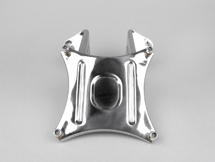 Spare wheel carrier front -SPAQ- Lambretta LI (series 3), LIS, SX, TV (series 3), DL, GP - stainless steel