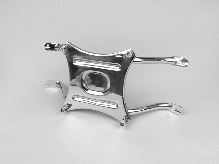 Soporte rueda de repuesto delantera -SPAQ- Lambretta LI (series 1-2), TV (series 1-2) - acero inoxidable