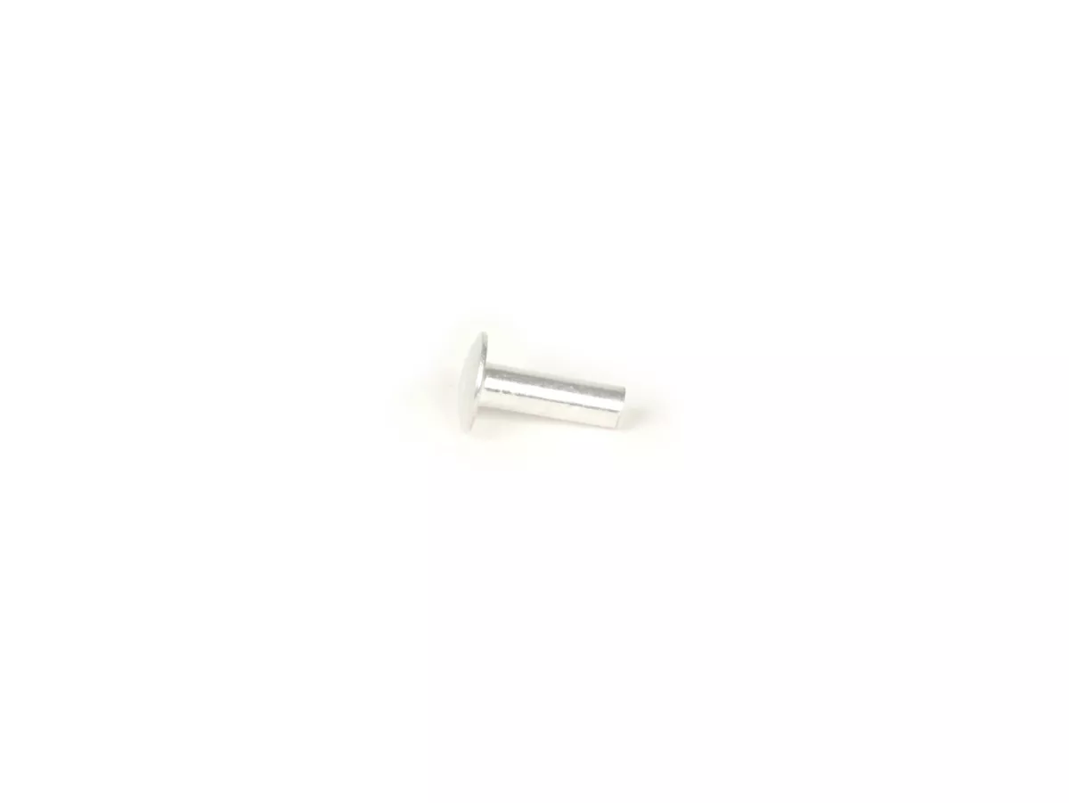 Rivet Ø=3x10mm -SCOOTRS- for seat badge (e.g. AQUILA Continentale) - fits also toolbox door lever Vespa VNB3T-VNB6T, VBA, VBB, GL (VLA1T), Sprint (VLB1T, -025478)