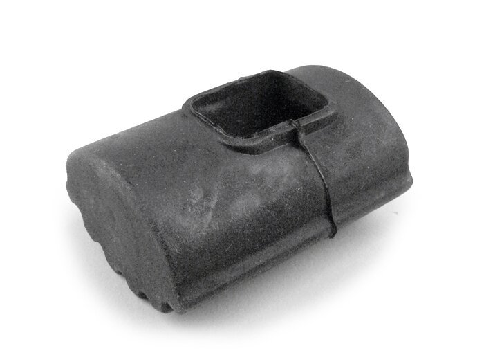 Rempedaal rubber -PIAGGIO- Vespa PK S-XL, PX Lusso, T5 125cc - Zwart, gegroefd