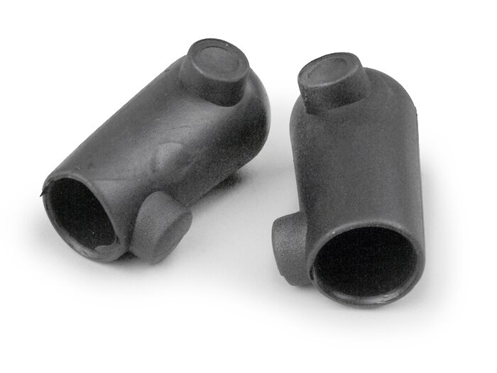 Stand feed rubber -PIAGGIO Ø= 20mm- V50-90, PV125, ET3 - black