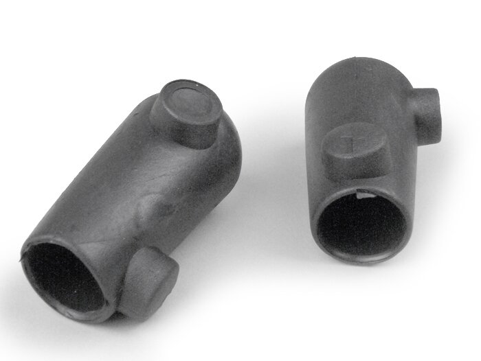 Stand feed rubber -PIAGGIO Ø= 20mm- V50-90, PV125, ET3 - black
