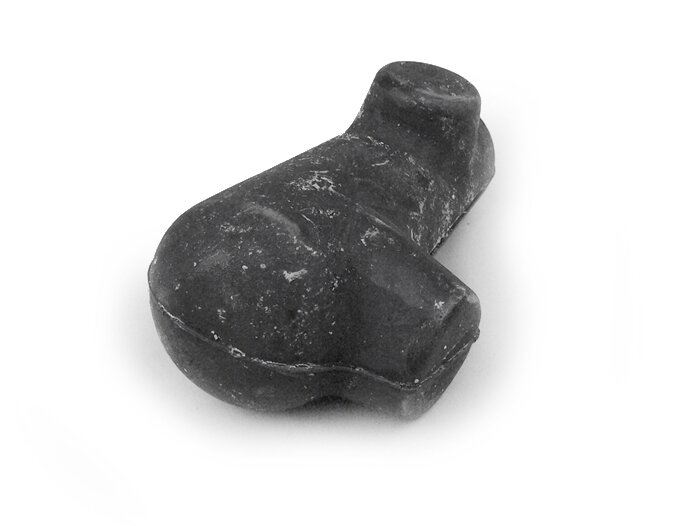 Base de pie -PIAGGIO Ø= 14mm- Vespa V50, V90, PV125, SS50, SS90 - negro - izquierda