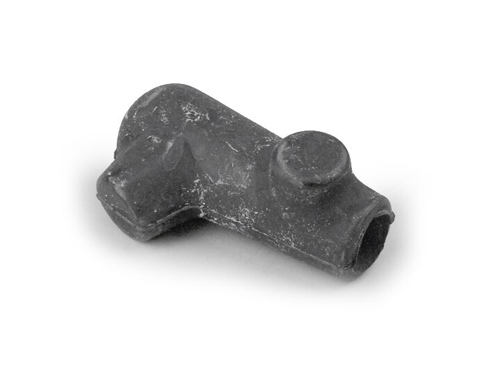 Base de pie -PIAGGIO Ø= 14mm- Vespa V50, V90, PV125, SS50, SS90 - negro - izquierda