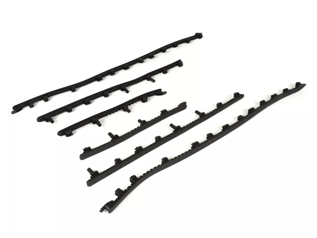 Set strisce battistrada, nero -PIAGGIO- Vespa GT 250 (ZAPM45102), Vespa GT L 125 (ZAPM31100, ZAPM31101), Vespa GT L 200 (ZAPM31200), Vespa GTS 125 (ZAPM31300, ZAPMA3100, ZAPMA3200, ZAPMA3700), Vespa GTS 150 (ZAPMA3200, ZAPMA3100), Vespa GTS 250 (ZAPM45100